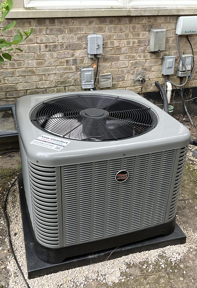 New air conditioner after an AC replacement in La Grange, IL
