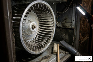 furnace blower wheel cleaning